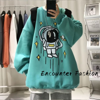 Encounter Fashion เสื้อสเวตเตอร์  เสื้อกันหนาวมีฮู้ด เสื้อกันหนาว เสื้อแขนยาวชาย เสื้อกันหนาว ด้านล่างที่ยืดหยุ่น สไตล์มินิมอล สบาย ทนทาน C90ALYK 41Z231010