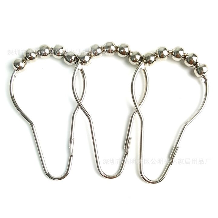 cross-border-five-bead-chain-buckle-blocks-for-iron-type-shower-curtain-hooks-the-curtain-hook-12-pcs-a-set
