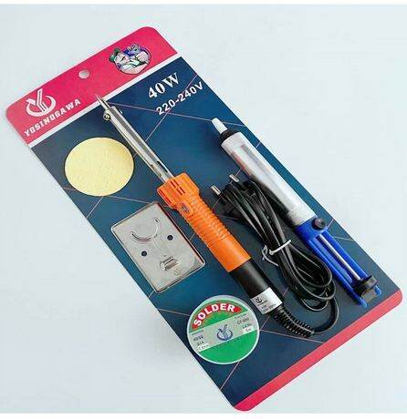 ALAT PAKET SOLDER LISTRIK / PENYEDOT TIMAH,HOLDER,SPON & TIMAH KAWAT ...