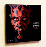 Darth Maul Star-Wars ซูเปอร์ฮีโร่คำพูดสร้างแรงบันดาลใจสติกเกอร์ติดผนังป๊อปของขวัญศิลปะแนวตั้งกรอบภาพวาดที่มีชื่อเสียงบนพิมพ์งานศิลปะโปสเตอร์ภาพเขียนอะคริลิก