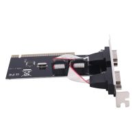 PCI to R232 Adapter PCIE to 2 Port Serial Expansion Card PCI-E to Industrial RS232 Serial Port Adapter Kits for Desktop