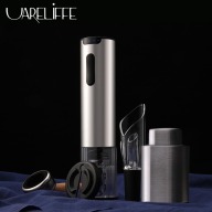 Uareliffe Fashion 5 in 1 Electric Red Wine Bottle Opener Set Mini Wine thumbnail