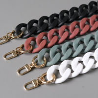 30-120cm Fashion Woman Handbag Accessory Chain 20 colors Resin Chain Luxury Frosted Strap Clutch Shoulder Purse ChainTH