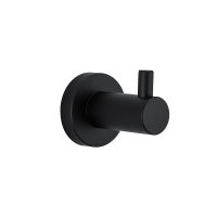 Frap Stainless steel Robe black hook wall mount single screw towel holder Bathroom Accessories clothes hook F30205