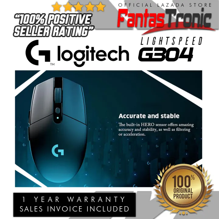 Original Logitech G304 "Lightspeed" Wireless High Performance Mouse ...