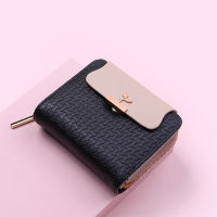 New Fashion Leaf Women Wallet Zipper Large Capacity Clutch Bag Brand Designed Leather Mini Small Coin Purse Female Card Holder