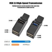 USB 3.0 HUB nirkabel 3 dalam 1 ekstender adaptor kotak Splitter Mini 3 port untuk Laptop Macbook ponsel kecepatan tinggi pembaca Disk U