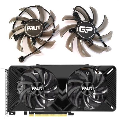 พัดลม1660 GTX 2060 2070 GTX GUP ใหม่สำหรับ Palit RTX 2060 2060ซูเปอร์2070 GTX 1660 1660TI พัดลมระบายความร้อนการ์ดวิดิโอคู่