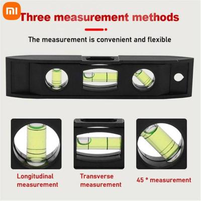 Xiaomi 6Inch Magnetic Gradienter 3 Bubble Level Spirit Level Torpedo Level Flexible Measuring Ruler Measuring For Carpentry Tool