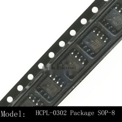 10ชิ้นเดิม HCPL-0302V 302โวลต์ HP302 SOP8ใหม่ HCPL-0302 HCPL302 Optocoupler