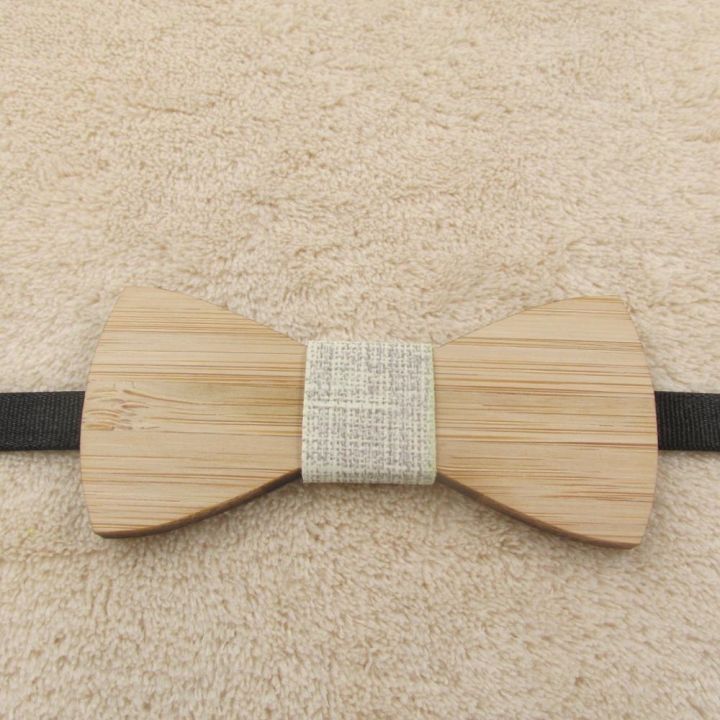 children-kids-boys-bow-tie-bamboo-wooden-ties-for-wedding-pre-party-tied-clip-child-neck-bow-ties