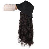 MODERN QUEEN 22Inch Long Straight Cap Wig Hair Synthetic Baseball Cap Hair Extensions Naturally Connect Can Adjustable For Women