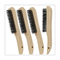 Wire Brushes for Cleaning Welding Slag, Rust and Dust 10 Inch Heavy Duty Carbon Steel Handle Wire Scratch Brush