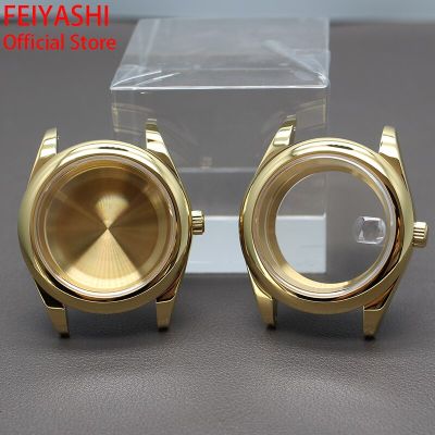 Gold 36Mm/40Mm Luxury Mens Watches Cases Parts Oyster Air King For Seiko Nh34 Nh35 Nh36 Nh38 Miyota 8215 Movement 28.5Mm Dial