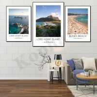 Lord Howe Island Australia Travel Scenic Gifts - Bondi Beach - Home Wall Decor Poster