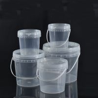 Thickened Plastic Soup Bucket Ice Cube Lobster Food Storage Sealed Cans Water Bucket Jug 1/2/3/5/8/10L 1pc