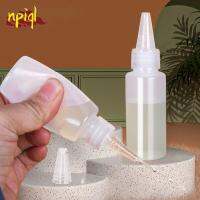 NPIQL 10-100Ml ปากแหลมขวดหยอดมินิสำหรับตกแต่ง/เครื่องปรุง/ศิลปะพลาสติกขนาดเล็กขวดบีบขวดตัวอย่างกล่องเก็บสินค้าอุปกรณ์ทำครัว