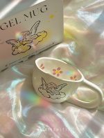 hotx【DT】 Large Capacity Handle Hand Pinched Cherubs Mug Irregular Afternoon Girlfriend Birthday