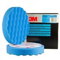 3M (2แผ่น) โฟมขัดเงาละเอียดสีฟ้าขนาด 6 นิ้ว หลังสักหลาด 50388 Perfect-it III Ultrafina SE High Gloss Pad Blue - 2 Pad Pack