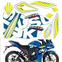 【Free shipping】 สำหรับ Suzuki Gixxer Sf 150สติกเกอร์ Gixxer 155 250กันชนไฟหน้าอุปกรณ์เสริมรูปลอกรุ่น2012-2018