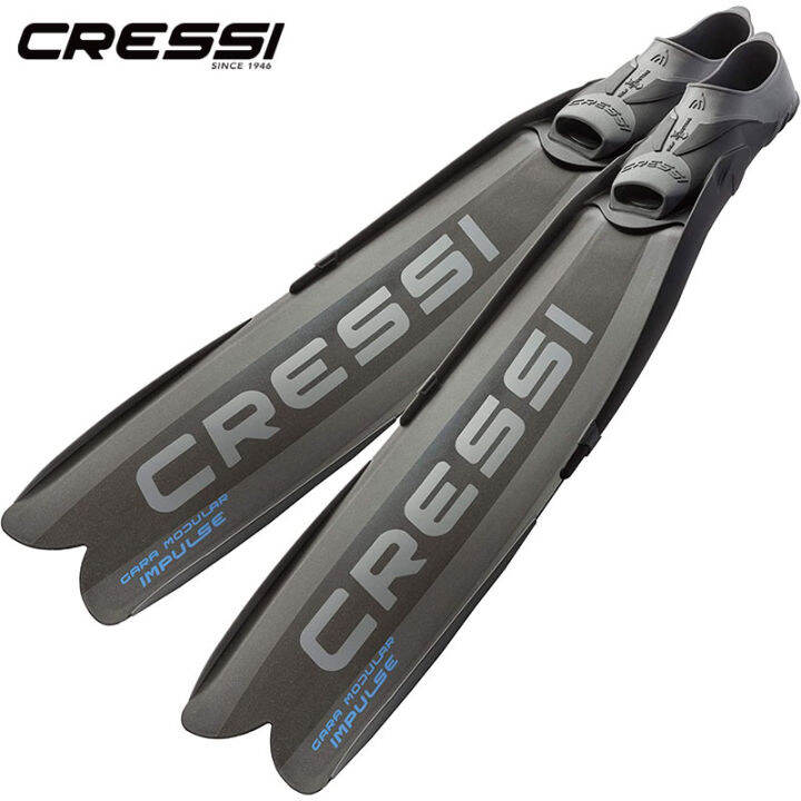 Cressi Gara Modular Impulse Fins for Freediving with Interchangeable