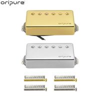 OriPure 1ชิ้นวินเทจ Alnico 5รถกระบะ H Umbucker รถกระบะ LP โกลเด้น/โครเมี่ยมกีตาร์ชิ้นส่วน,คอ/สะพานเลือก