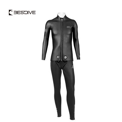 [COD] Bestdive Men 39;s 3mm Jacket Wetsuit amp; Waiste Pants Male Freediving Scuba Diving Beaver Tail