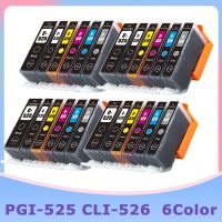 PGI525 PGI 525 CLI 526ตลับหมึกสำหรับ Canon Pixma IP4850 Ix6550 MG5150 MG5250 MG6150 MG8150 MX885เครื่องพิมพ์ MG5350