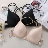 Angle Bra (N099) บราไร้ขอบ ไร้โครงเก็บทรงสวย สายไขว้