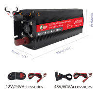 YJT-อินเวอร์เตอร์เพียวซายน์เวฟรถยนต์พลังสูง12V24V48V60V ถึง220V1300W (มาตรฐาน8000W)