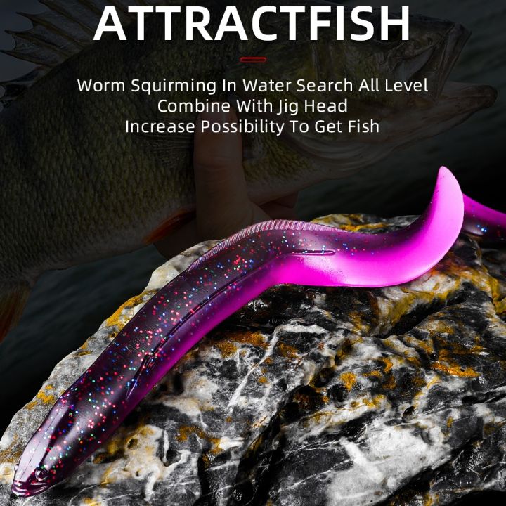 hot-bearking-eel-soft-lures-20cm-15cm-artificial-fishing-worm-silicone-bass-pike-swimbait-jigging-plastic-baits