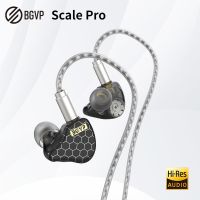 BGVP Scale Pro 1DD + หูฟังอินเอียร์แบบไฮบริด1BA 3.5Mm พร้อมไมโครโฟนหูฟังเบสแบบมีสาย6D เอฟเฟกต์เสียงหูฟังสำหรับเล่นกีฬาเล่นเกม