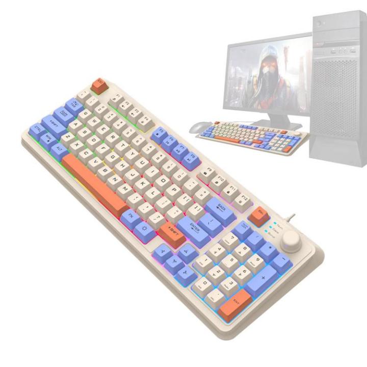 luminous-keyboard-led-computer-game-keyboard-94-keys-separate-volume-buttons-compact-numeric-pad-pc-keyboard-for-home-internet-cafe-game-room-offices-here