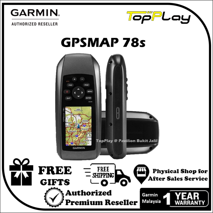 Garmin GPSMAP 78S Rugged Full Featured Outdoor Handheld with GPS ( Marine ) for Map , Position