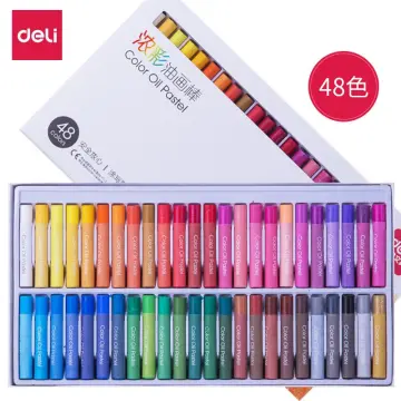 Jar Melo Silky Crayons-6 Colors Washable Rotating Non-Toxic 3 in 1 Effect(Crayon