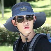 【Jun hot】 Hat mens summer sun hat outdoor breathable male fisherman mountaineering