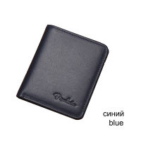 BISON DENIM luxury brand men wallets genuine leather male mini pocket wallet business casual purse