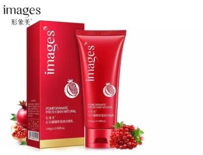 Images Pomegranate Fresh Skin Natural Foam 100 กรัม / 1 หลอด โฟมทับทิมสูตรเข้มข้น