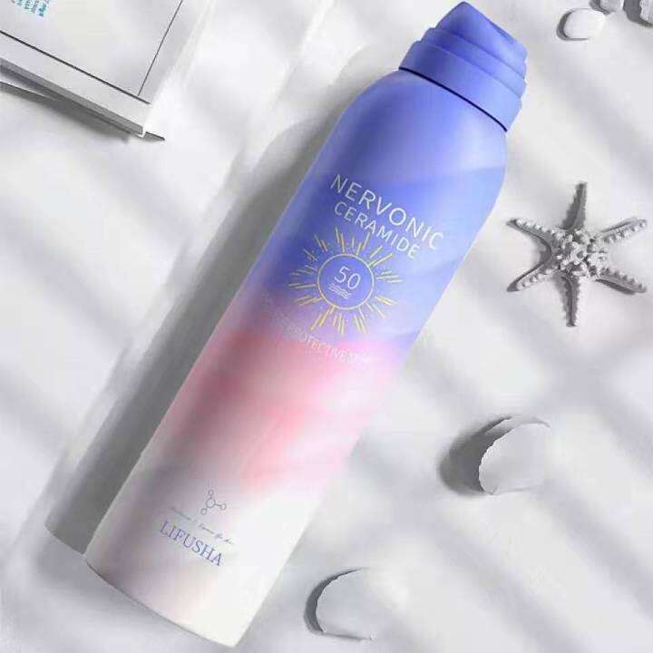 Ceramide isolation protection spray, gentle cleaning, whitening and sun