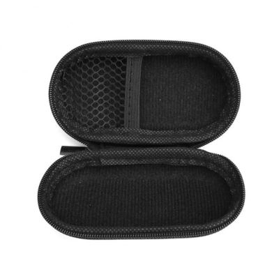 WEARE หูฟังสายดิจิตอล EVA สีดำกระเป๋าคาดเอวสาย USB กล่องเก็บหูฟังวงรีกระเป๋าใส่หูฟังที่เก็บสายข้อมูลกระเป๋าใส่ของ