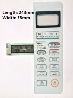 อะไหล่ปุ่มควบคุมแบบสัมผัสสวิตช์เมมเบรนสำหรับ WD750B WD750ASL23 WD750ASL23II แผงวงจรไมโครเวฟ