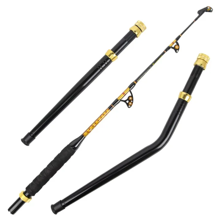 Topline 80LBS 130LBS Sea Trolling Rod Aluminum 2+1 Big Guide Game Rod