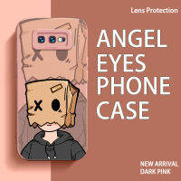 เคสโทรศัพท์ TPU ลาย Angel Eyes สำหรับ Samsung Galaxy S10e S9 S8 S11E S20 S21 FE Plus S22พิเศษ5G เคสคู่รักซิลิโคนนิ่มป้องกันเลนส์กล้องกรอบหลังทรงสี่เหลี่ยมกันกระแทก