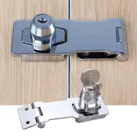 【CW】 Myhomera Lock Cylinder Hasp Core Locking Security Staple 2 Keys Shed Cupboard/Drawer/ Padlock Door/Gate/Van Locker