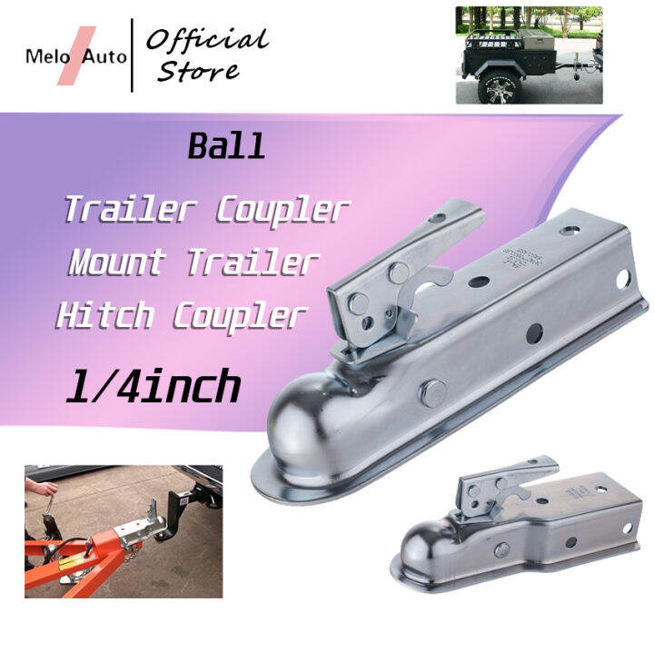 3500 LBS Trailer Coupler 2" Ball 2" Channel 3" Channel Width Ball Mount