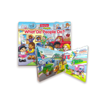 Wel-B Little People What Do People Do หนังสือเด็ก หนังสือภาษาอังกฤษ หนังสือต่างประเทศ สื่อการเรียนรู้ นิทาน กิจกรรมเด็ก ฝึกภาษา เสริมจินตนาการ