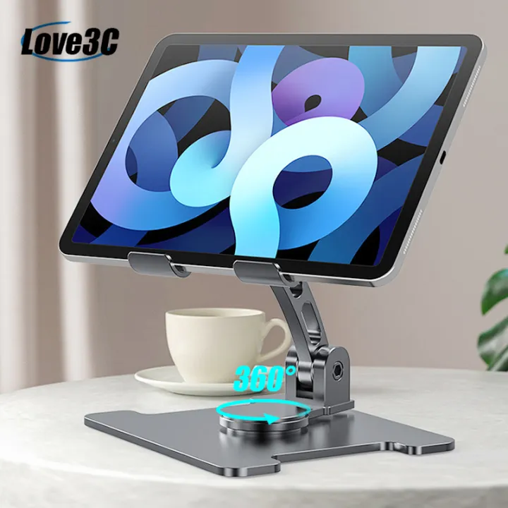 Tablet Stand Desk Lifting 360 Rotation MultiAngle Height Adjustable
