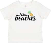 inktastic Hawaiian Pineapple Aloha Beaches Toddler T-Shirt