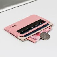 Multiple Card Slots Card Holder Ultra-thin Pu Leather Wallet Stitching Bank Business Id Card Holder Wallet Case For Men Women