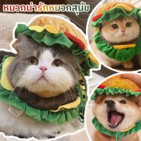 【select_sea】COD หมวกแมว สไตล์แฮมเบอร์เกอร์ น่ารักหมวกสุนัข สําหรับสัตว์เลี้ยง สุนัข แมว